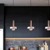 قلادة مصابيح Nordic Simple Creative Terrazzo Small Chandelier Room Room Corridor رأس واحد وفوانيس