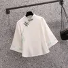 Etnische kleding 2 stks Chinese traditionele Hanfu -jurk voor vrouwelijke katoenen linnen jurken Cosplay kostuums Fairy Casual Bordider