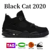 High Retro 4 4S Баскетбольная обувь для мужчин Женщины военные черные кошки дизайнерские кроссовки Университет Голубой белый цемент разводился гром