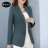 Abiti da donna Blazer 6XL Moda Donna Plus Size Giacche Lavoro Office Lady Suit Slim monopetto Business Blazer femminile Cappotti Formali 221119