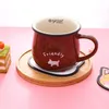 Mats Pads Kawaii Cat Shape Cup Holder Mat Coffee Drinks Drink Silicon Coaster Cup Pad Tovaglietta Accessori da cucina