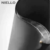 Niello gåva dubbellager litet svart paraply med tjocka vinylregn kvinnor utomhusdesigner j220722