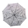Modefoldningstidning paraply män regn kvinnor soliga och regniga vattentäta gåvor små j220722