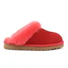 2023 S￤lj Classic Design Aus 51250 Puffer Sandals Australiska st￶vlar tofflor Get Coquette Skin Sheepskin Warm Furry Fluff Slides Martin