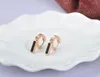 Boucles d'oreilles cerceau mode blanc noir coquille pour femmes couleur or Rose titane acier femme bijoux JE17044