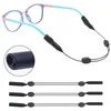 Chaînes de lunettes 5 Pcs Lunettes Longe Lunettes Sangle Corde Réglable Cou Cordon Sport Accessoires Lunettes De Soleil Chaîne Bande Chaîne Titulaire 221119