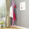 Clothing Storage Coat Stand 9/12 Hooks Metal Assembled Hangers Hat Display Standing Rack Clothes Hanger Bedroom Organizer Furniture