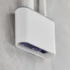 Wandhangende TPR Toiletborstel met houder set siliconenharen voor vloer badkamer reiniging 211023