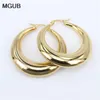 Hoop Huggie Style Wholesale Smooth Exquisite Big Circle Earrings for Women Girl Wedding Party rostfritt stål smycken SL020 221119