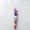 Multicolor lava ketting hanger 7 chakra genezing balans kralen natuurlijke juweeltje voor vrouwen oorbellen set e9194