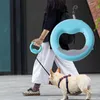 Colliers de chien Corde de traction rétractable automatique durable pour chiot et chat avec lumière LED rechargeable Laisse de ceinture de marche