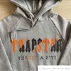 Harf Tasarımcısı Trapstar İşlemeli Hoodie Sweatshirt Erkek Kadın Ceketleri Yüksek Kaliteli Streetwear Çiftler