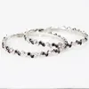 Hoop Earrings Earring Fashion Black Rhinestone Big Circle 2022 For Women #E145