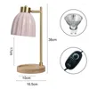 Table Lamps Nordic Led Metal Atmosphere Lamp Iron Ceramic Lampshade Aroma Bedroom With Charging Light Fixtures Luz Lectura