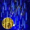 Strings Christmas LED Meteor Shower Garland Festoon Holiday Strip Light Outdoor Fairy String Lights For Street Garden Decoration Navidad