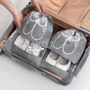 Storage Bags Foldable Portable Drawstring Dust Shoe Bag Toy Travel Organizer Shoes Organizers Smell Proof