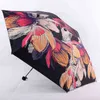 Yada ins groot bloemenpatroon 5 -voudig regenachtige mini pocket paraplu voor vrouwen mannen anti kleine plant YD200297 J220722