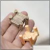 Artes e artesanato Artes e artesanato 3pcs/conjunto ponte de madeira miniaturas figuras estatuetas resina bonsai micro paisagem decora￧￣o de jardim diy dhzat
