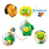 Bath Toys Baby for Kids Tartaruga de pato Sucker Baby Spray água do lado de fora da piscina Tubs de aspersores do aspersor 221118