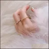 Band Rings Fashion Leaf Crystal Engagement Rings Womens Horse Eye Shape Wedding Zircon Band For Women Sier Rose Gold Jewelry Gifts D Dhevg