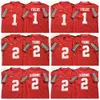 NCAA Football College Ohio State Buckeyes 8 Trey Sermon Jerseys 100th 2 JK Dobbins 1 Justin Fields 2 Chase Young 9 Binjimen Victor 33 Master Teague III 17 Chris Olave