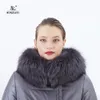 Kadınlar Down Parkas Nunziati Kış Kadınlar Uzun Pamuk Pamuklu Çift Breased High Quality Marka Kalınlaştırılmış Deve Yün Lastik Ceket 736 221118