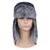 Bérets d'hiver pour femmes et hommes, doublure épaisse en peluche, imperméable, Protection des oreilles en velours, casquette de Ski de chasse, chapeau de trappeur épais et chaud pour hommes