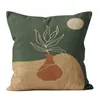 Pillow Case 45 45cm Nordic Flower Cushion Cover Home Scandinavian Decor Sofa Decoration Modern Decorative Outdoor Pillowcase