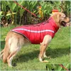 Hundebekleidung Hundebekleidung Wasserdichter Warmhaltemantel Haustierhunde Outdoor-Jacke Reflektierende Wintermäntel Ourwear Drop Delivery Home Garden S Dh2Pn