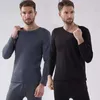 Herren-Nachtwäsche 2022 Winter-Thermo-Unterwäsche für Männer, lang, Thermo-Anzug, Polyester, bequem, warm, Oberteile, Hosen, Teil-Set, Thermo-Unterwäsche T221017