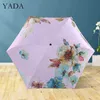 Yada 2020 Ins Floral Patroon 5Voudige regenachtige mini -pocket bloemen paraplu voor vrouwen mannen anti kleine paraplu YD200292 J220722