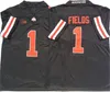 NCAA Football College Ohio State Buckeyes 8 Trey Sermon Jerseys 100th 2 JK Dobbins 1 Justin Fields 2 Chase Young 9 Binjimen Victor 33 Master Teague III 17 Chris Olave