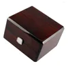 Obejrzyj pudełka luksusowe drewniane gniazdo Organizer z poduszką w/ wymiennym