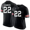 NCAA Football 100th College Ohio State Buckeyes 5 Dallan Hayden Jersey 8 Cade Stover 12 Lathan Ransom 14 Ronnie Hickman 20 Pete Werner 11 Jaxon Smith-Njigba Mężczyźni Młodzież