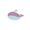 Pins Brooches Creative Cartoon Underwater Animals Brooches Set 9Pcs Dolphin Clown Fish Enamel Paint Badges For Girls Alloy Pin Deni Dhufq