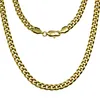 316L GOLD GOLD FESTELS Stains Cupan Curb Curb Necklace N325223P