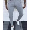 Pantalons pour hommes été mince Cool hommes pantalons gris affaires décontracté mâle Long pantalon pour homme noir bureau vêtements grande taille 221119