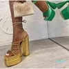 Sandalias de mujer, tacones altos, zapatos de mujer, sandalias femeninas, plataforma cruzada, verano, parte inferior gruesa Sexy