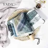 Yada 2020 Fashion 3Folding Icon Cactus Charms Umbrella Women Rainproof Rain Sun Light YD200176 J220722