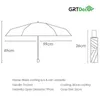 2020 Nowy parasol farby olejnej dla kobiet Lady Dualpurpose 3 składany filtr przeciwsłoneczny Guardta Cha J220722