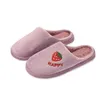 Femmes Pantoufles Chaussures Paire Style Fraise En Peluche Maison Hiver Chaud Coton Pantoufles Intérieur Chambre Antidérapant Doux Chaussures De Sol J220716