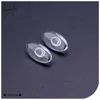 Linsenkleidung, 5 Paar, ovale Silikon-Airbag-weiche Nasenpads auf Brillen, Einbettungskassette, rutschfestes Zubehör für rahmenlose Brillen, 221119