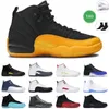 12s hommes chaussures de basket-ball Gamma bleu université or gris foncé Concord le jeu de Taxi Indigo baskets de sport pour hommes