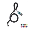 Colliers pour chiens Leash 1,5 m de corde réfléchissante Marche du grand collier de traction de la traction en nylon