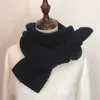 ファッションメンズスカーフ冬の温かい編みスカーフレディースカシミアラップガールズマフラー