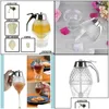 Matlagningsredskap Matlagningsredskap HEOLS CLEAR Honey Sirap Dispenser Akrylkökhållarens potten Container Tool Dessert Tool5368107 D DHGZ4