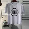 Mens Fashion Mens Designer T-shirts V￪tements en gros design noir Blanc design de la monnaie d￩contract￩e top ￠ manches courtes taille asiatique S-xxl
