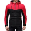 Herren-Kapuzenpullover, Sweatshirts, Rundhalsausschnitt, Farbblock, lässiger Pullover, Farbblock, Reißverschluss, Kordelzug, Kleidung, mit Kapuze, Herren-Freizeitjacke, Kleidung 221119