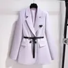 Женские костюмы 2022 Весенний осенний костюм Женские куртки Женщины корейские свободные элегантные блейзер