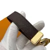 Fashion Key Buckle Keychain Handmade Real Leather Kechains Man Woman Pendants Accessoires